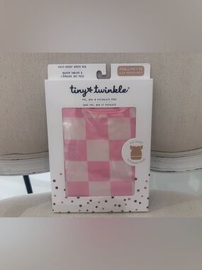 Pink Check Mess-Proof Kids Apron - Small/Petite